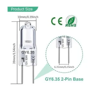 GY6.35 Bombillas halógenas de 12 voltios 50 vatios_2