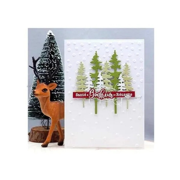 3 piezas de troqueles de metal para árbol de Navidad_3