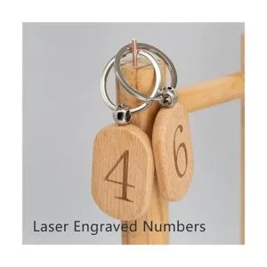 Paquete de 20 llaveros rectangulares de madera en blanco_6