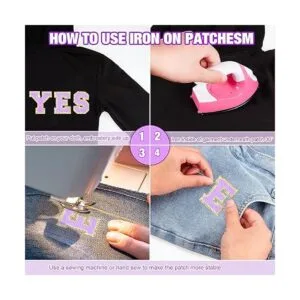 26 parches de brillantina para planchar con letras de_4