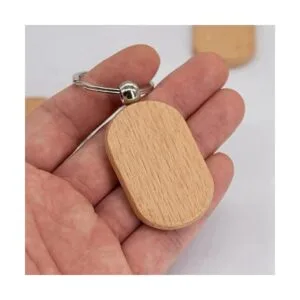 Paquete de 20 llaveros rectangulares de madera en blanco_3