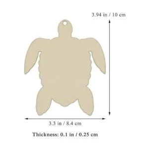 JANOU 20 piezas de madera en forma de tortuga de mar sin_2