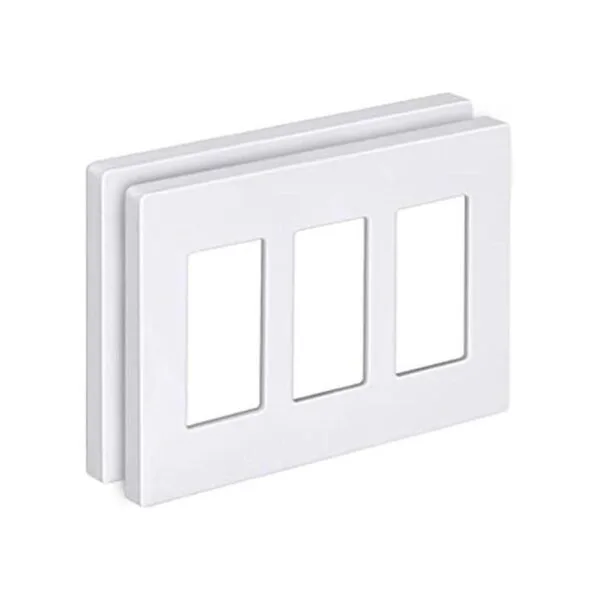 BESTTEN Placa de pared sin tornillos de 3 bandas serie_1