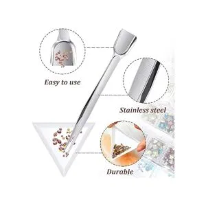 3 pinzas prácticas de acero inoxidable con cuentas_3