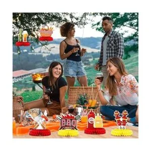 9 piezas para barbacoa baby shower centros de mesa para_3