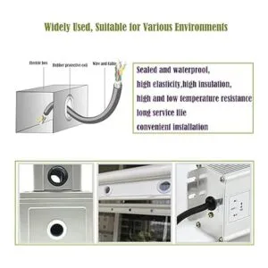 YUFANNET Juego surtido de 200 ojales de goma 8 tamaños de_6