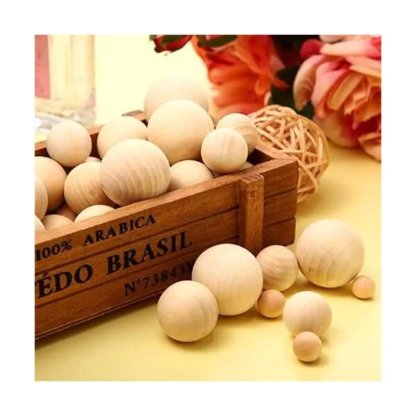 88 bolas de madera para manualidades bolas redondas de_5