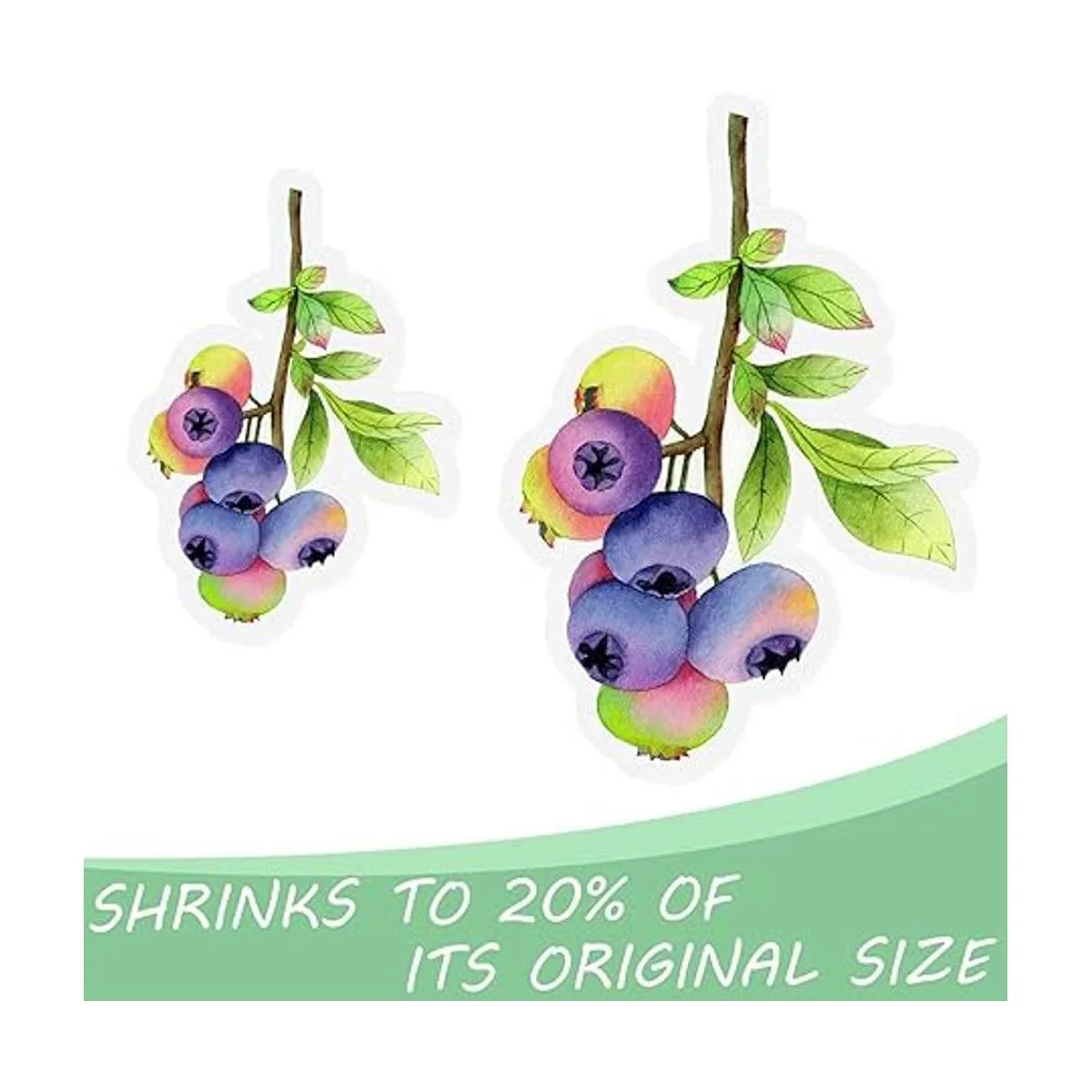 Benvo 10 hojas de plástico termorretráctiles de papel de_5