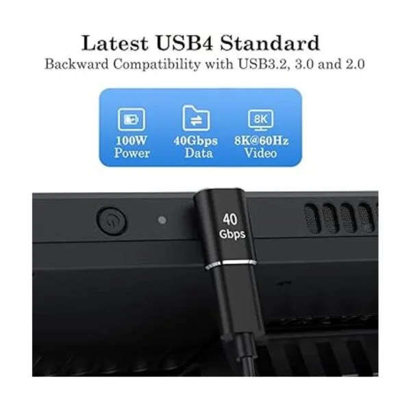 Adaptador USB C de 90 grados paquete de 4 AuviPal de 40_4