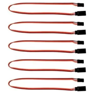 Estilo 12300 mm JR Servo Extension 5 pack Apex RC_1