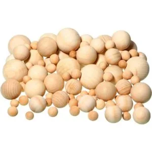 88 bolas de madera para manualidades bolas redondas de_1