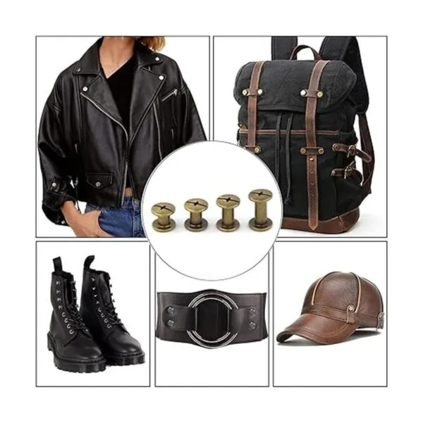 Bronce M5 Chicago Screws Kit surtido de 80 juegos de 4_2