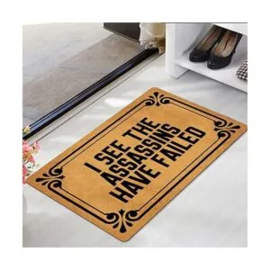 Weilon I See The Assassins Have Failed Tapete de puerta_3