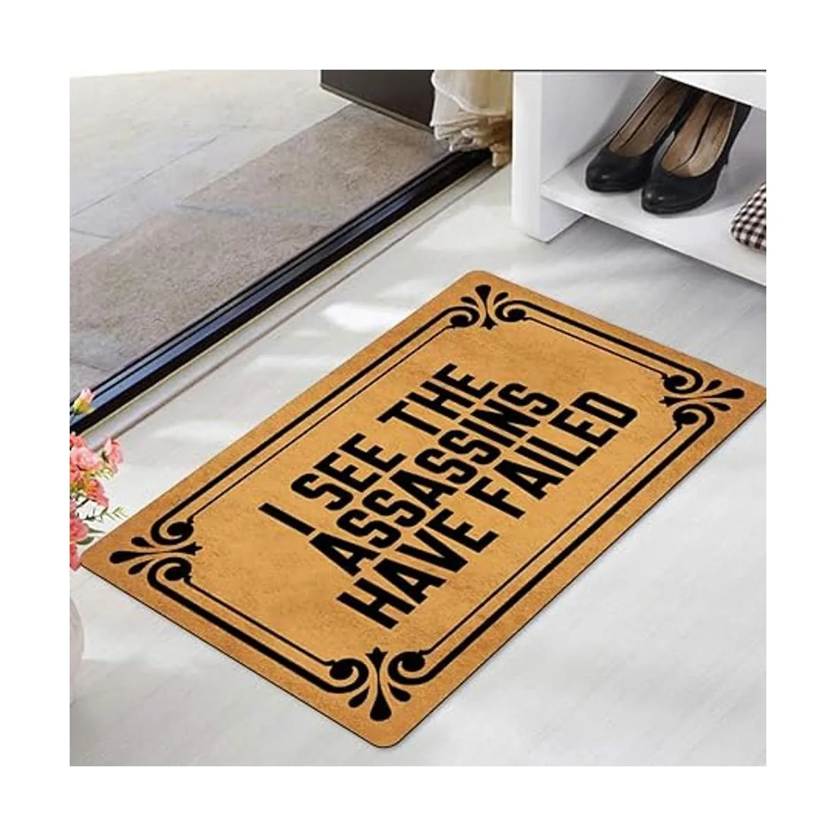 Weilon I See The Assassins Have Failed Tapete de puerta_3