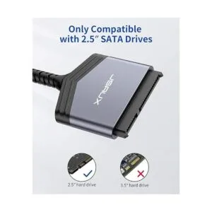 Cable SATA a USB A JSAUX USB A de 3.0 a 2.5 pulgadas_2