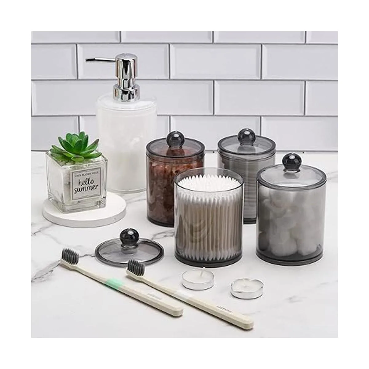 Tbestmax Paquete de 4 soportes Qtip de 10 onzas 12 onzas_3