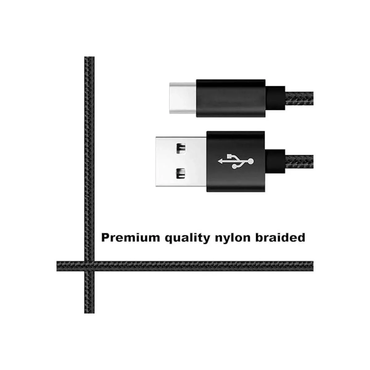 RoFI Cable USB tipo C 2 unidades Cable USB C de 2 pies_2