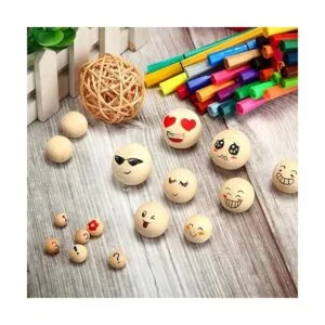 88 bolas de madera para manualidades bolas redondas de_7