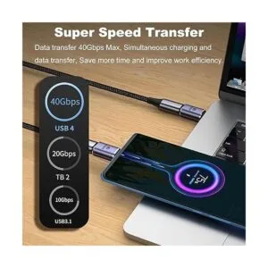 AreMe Paquete de 5 adaptadores USB C hacia arriba y hacia_2