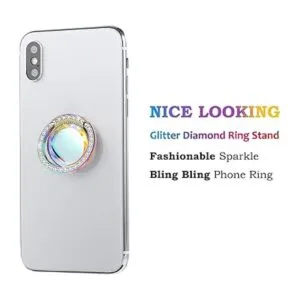 lenoup Soporte de anillo de teléfono brillante iridiscente_2