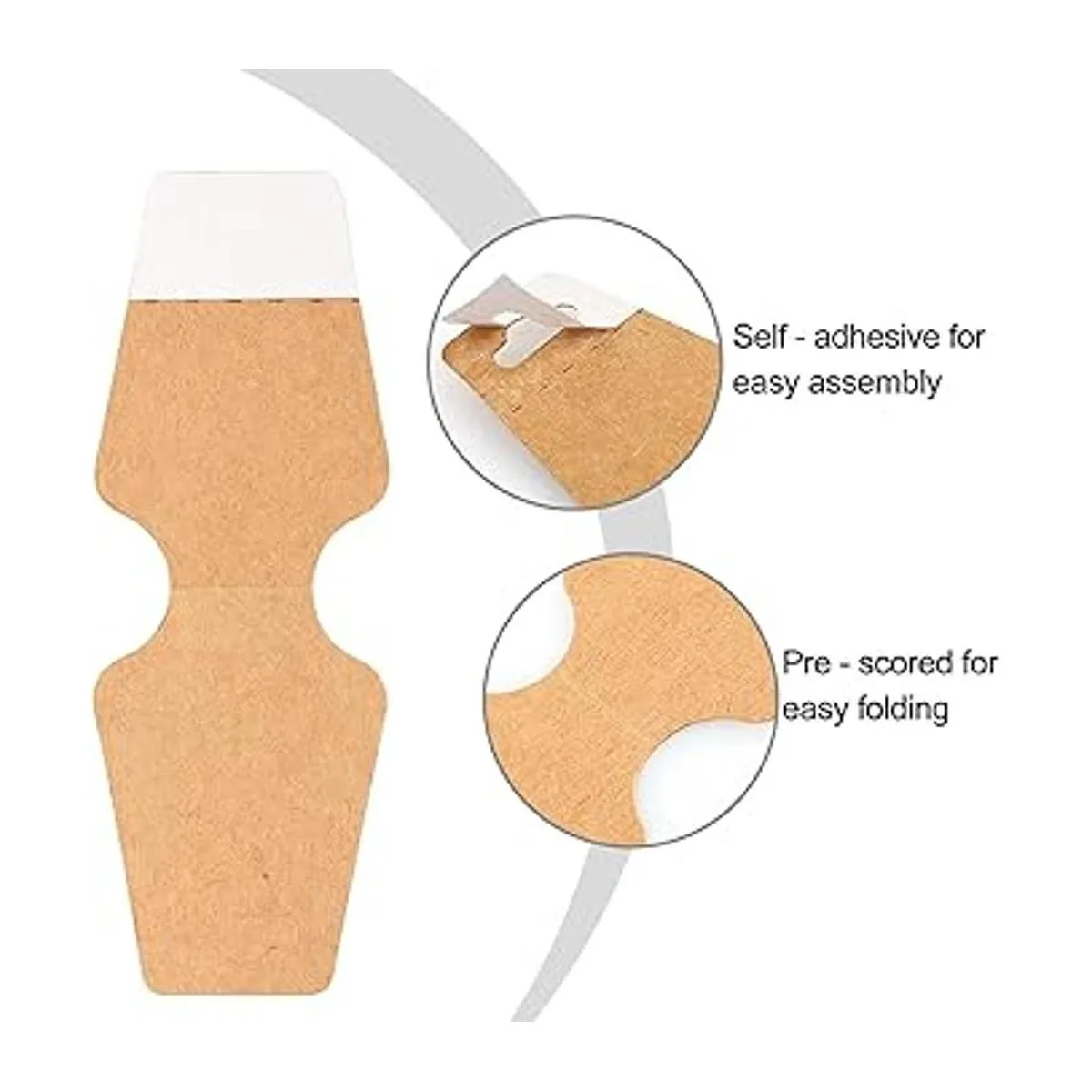 200 tarjetas de exhibición de pulseras collar adhesivo_3