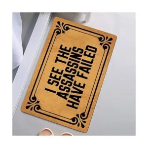 Weilon I See The Assassins Have Failed Tapete de puerta_2