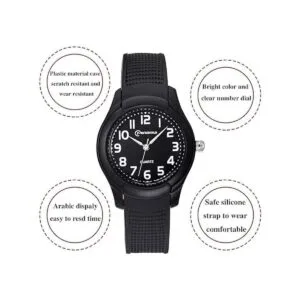 Kids Analog Watch for Girls Boys Waterproof Learning Time_4