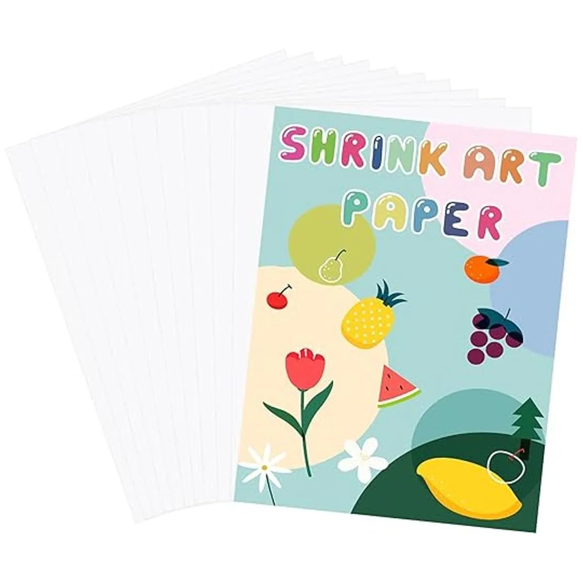 Benvo 10 hojas de plástico termorretráctiles de papel de_1