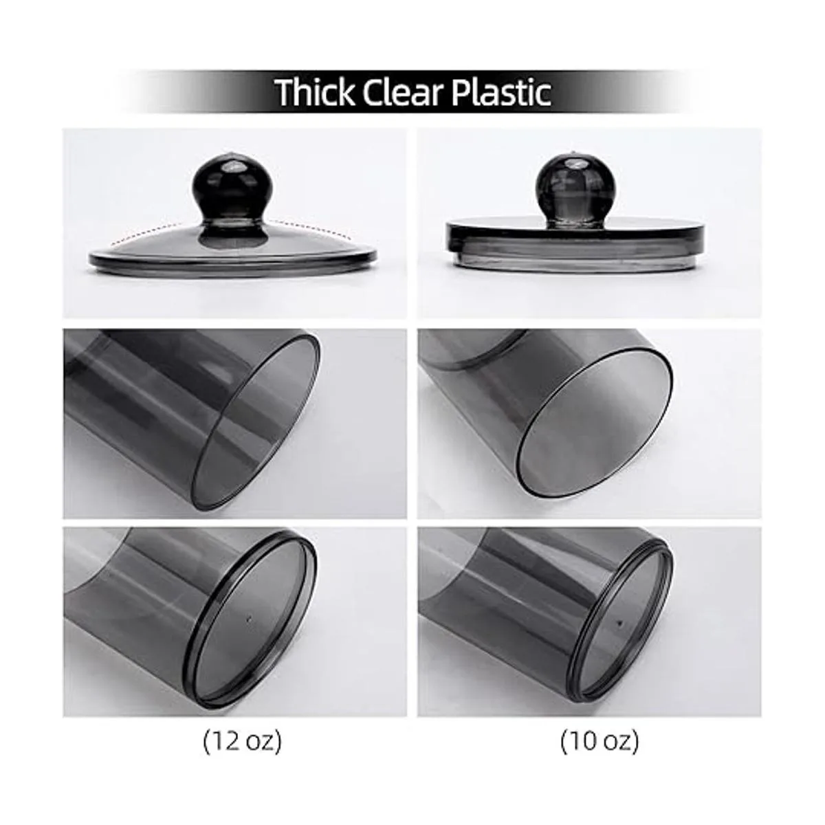 Tbestmax Paquete de 4 soportes Qtip de 10 onzas 12 onzas_2