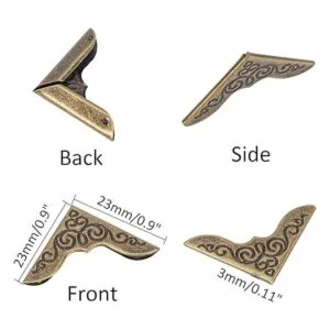 PH PandaHall Protectores de esquina de libro vintage 150_2