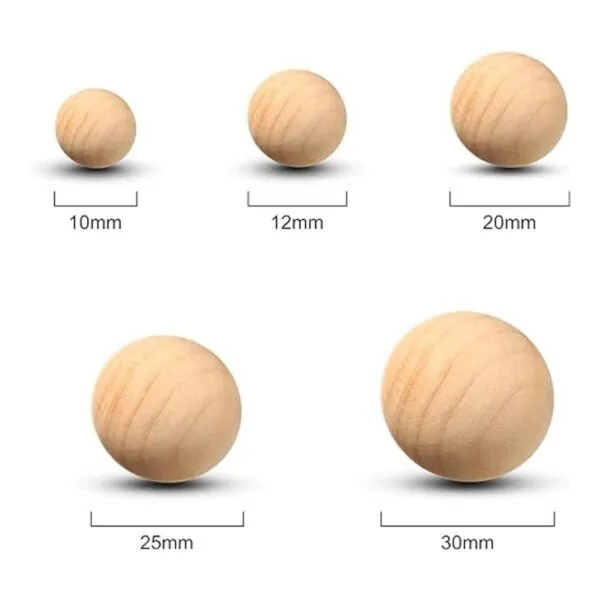 88 bolas de madera para manualidades bolas redondas de_3