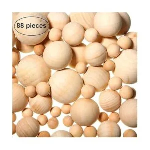 88 bolas de madera para manualidades bolas redondas de_2