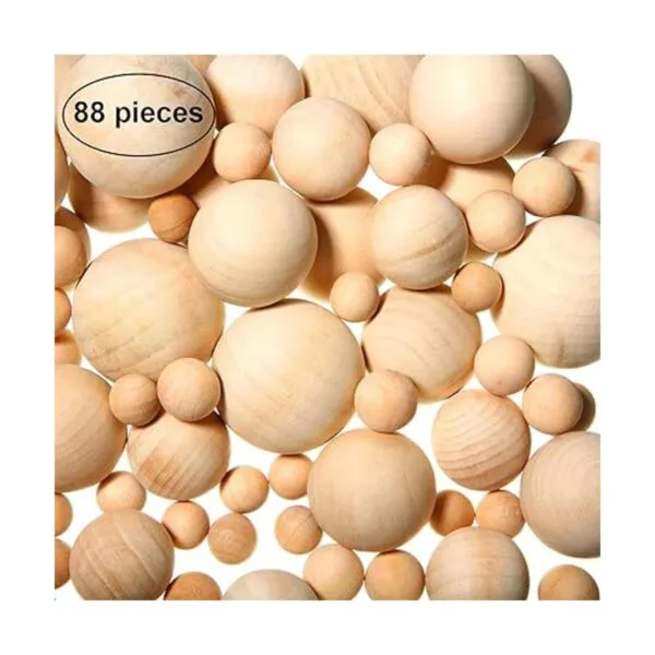 88 bolas de madera para manualidades bolas redondas de_2