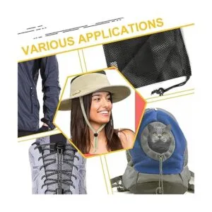 Paquete de 50 cerraduras de cable redondas tapón de_5