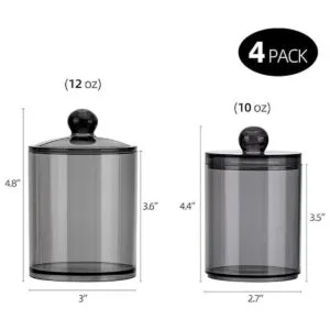 Tbestmax Paquete de 4 soportes Qtip de 10 onzas 12 onzas_7