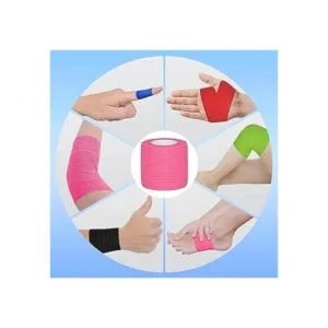 Tindobewan 8 rollos de vendaje cohesivo de 2 x 5 yardas_6