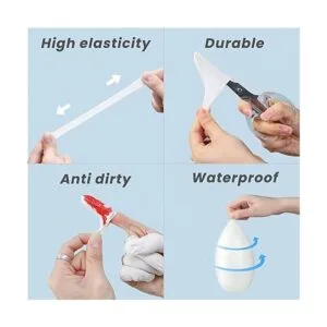 Inartato Protectores de látex para dedos de goma para_4