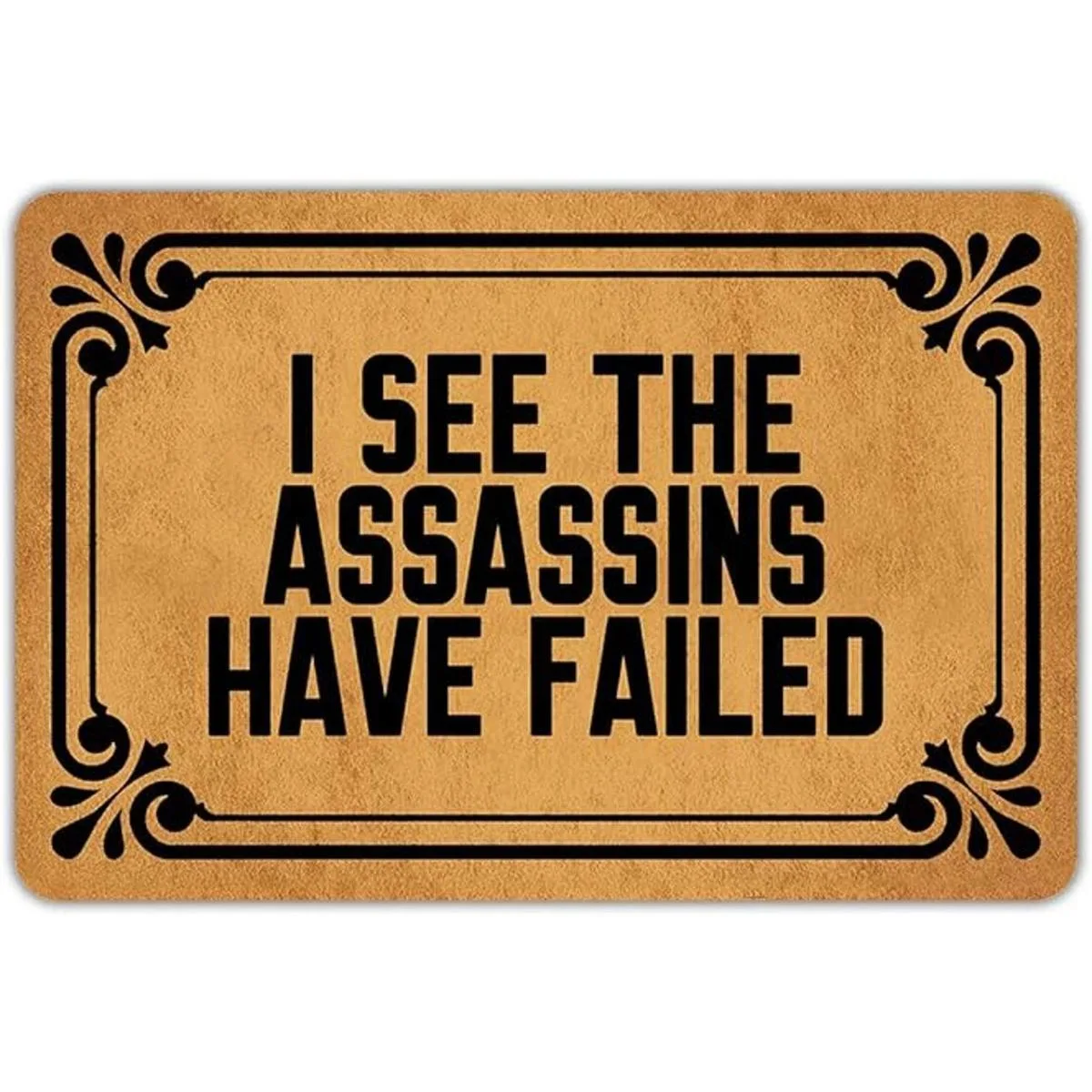 Weilon I See The Assassins Have Failed Tapete de puerta_1