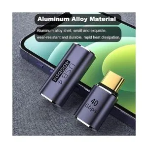 AreMe Paquete de 5 adaptadores USB C hacia arriba y hacia_5