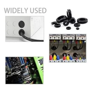 LARME Kit surtido de 180 ojales de goma 8 tamaños de_6