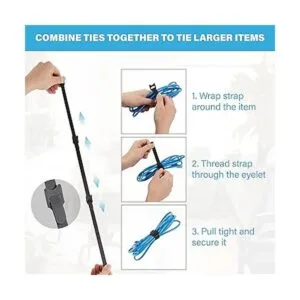 100 bridas reutilizables con gancho y bucle multiuso_5