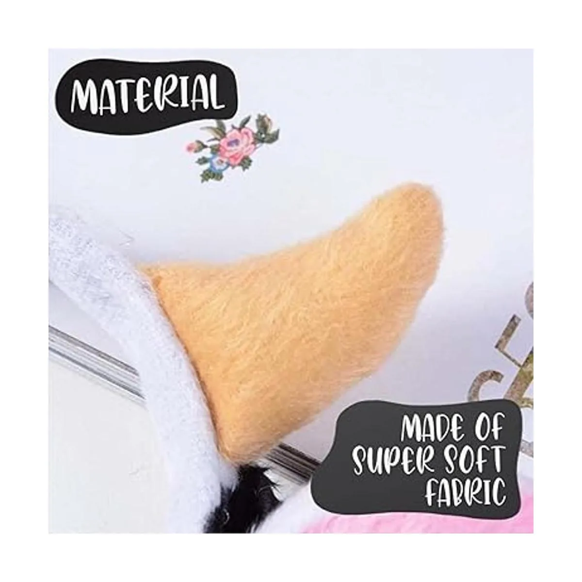 Orejas de vaca con estampado de vaca para fiesta de vaca_3