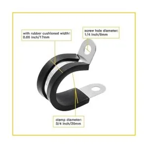 Suiwotin 20 abrazaderas de cable de 34 pulgadas 0.787_2