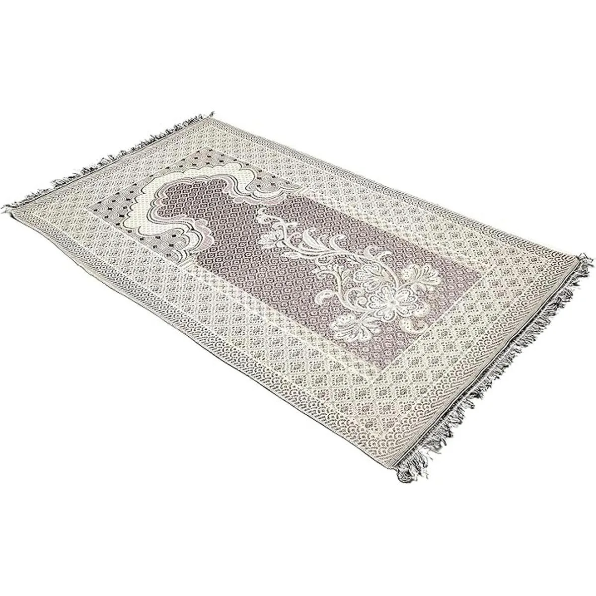 Alfombra de oración musulmana de estilo turco otomano con_4