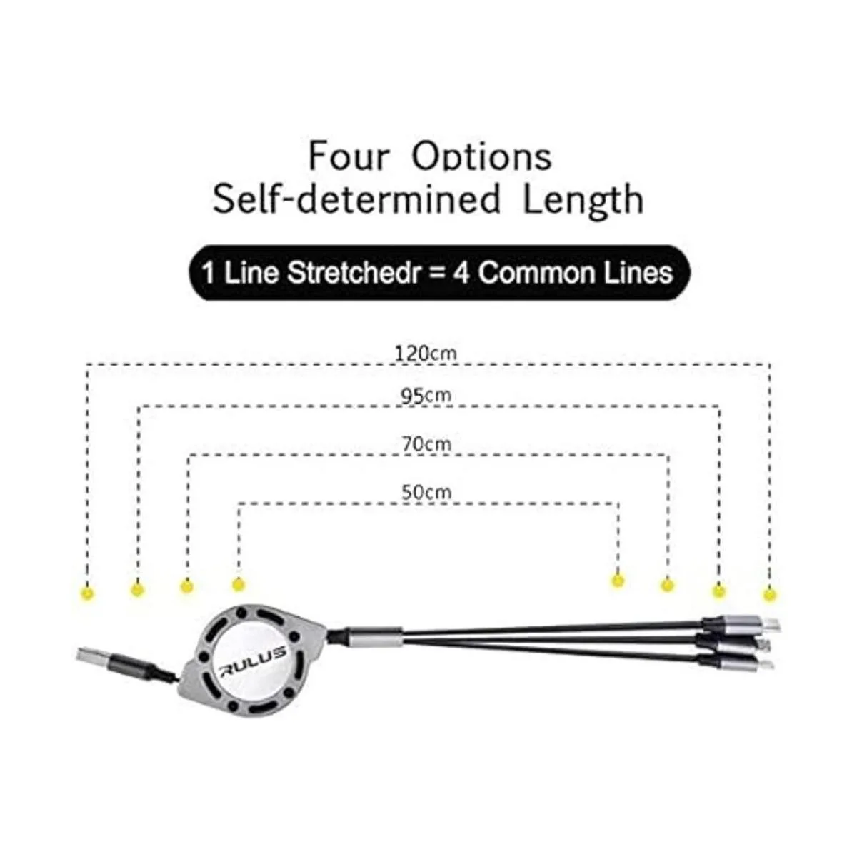 Paquete de 2 cables de carga USB retráctiles 3.0A de 4_5
