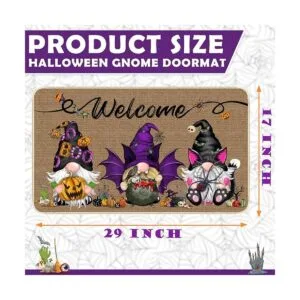 Tapete de gnomo de Halloween para decoración de_2