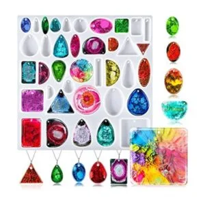 BABORUI Moldes de resina para joyas 38 cavidades_1