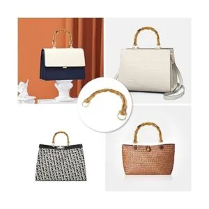 Piutouyar 2 asas de mano en forma de U asas de bambú_7