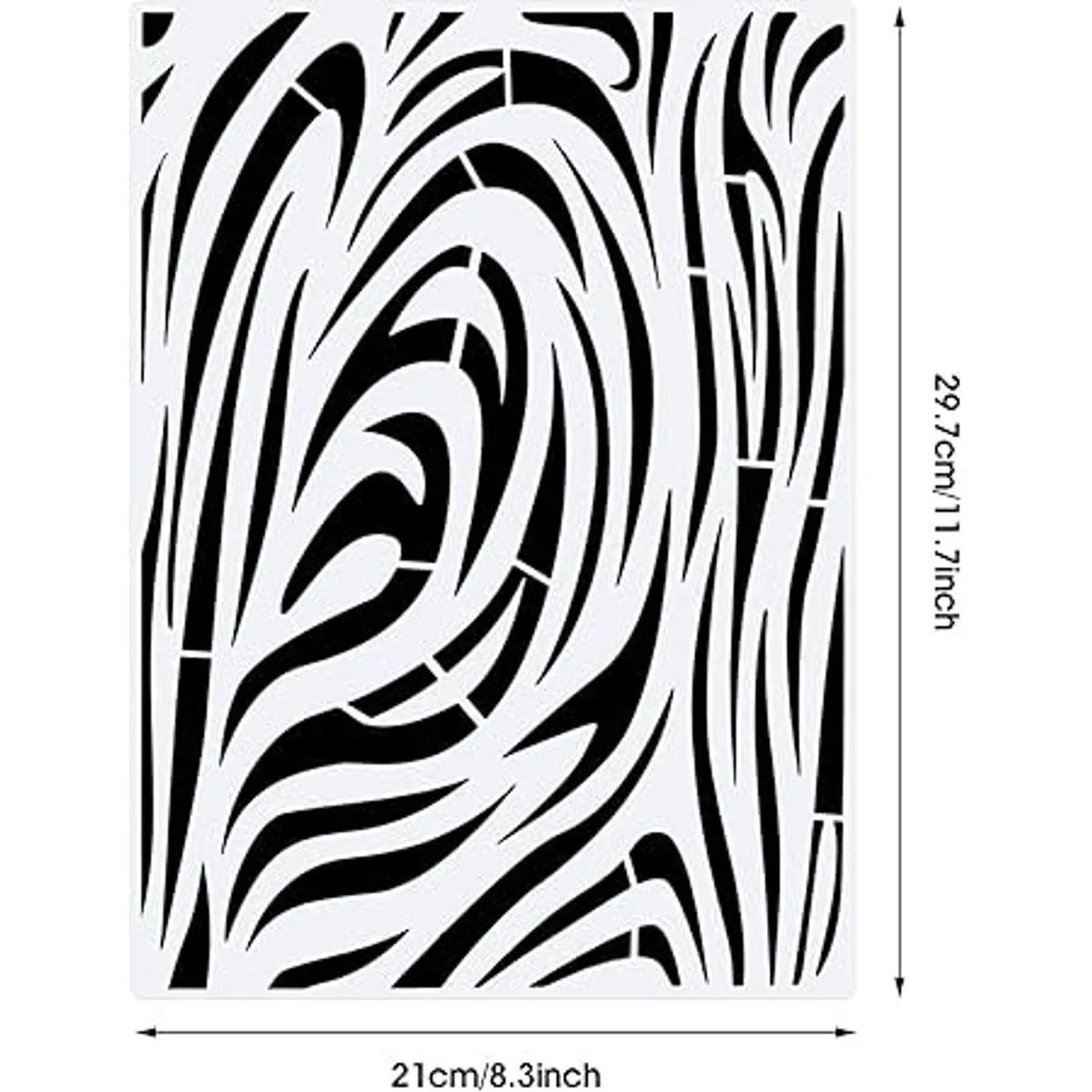 12 plantillas de pintura de leopardo plantillas de_2