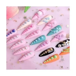 5600 perlas de imitación media redonda parte trasera_4